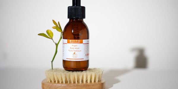 Argan Body Wash Myrte Teebaum - Duschgel für sensible & trockene Haut