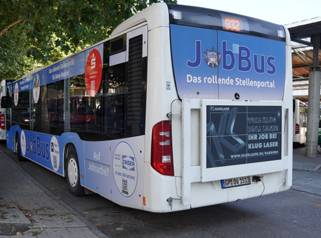 Der JobBus: Das mobile Stellenportal für die Fachkräftesuche