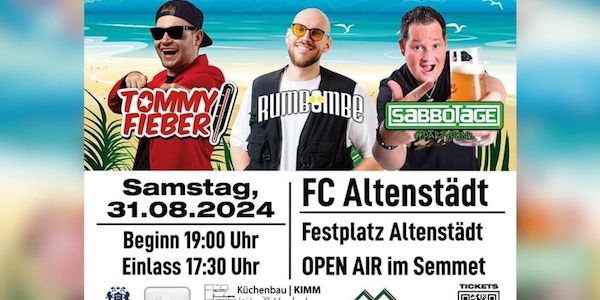 Die originale Ballermann Party am 31.08.24: Auf geht`s nach Altenstädt!