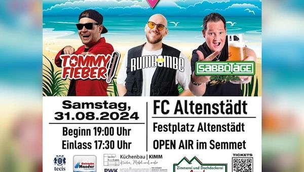 Die originale Ballermann Party am 31.08.24: Auf geht`s nach Altenstädt!