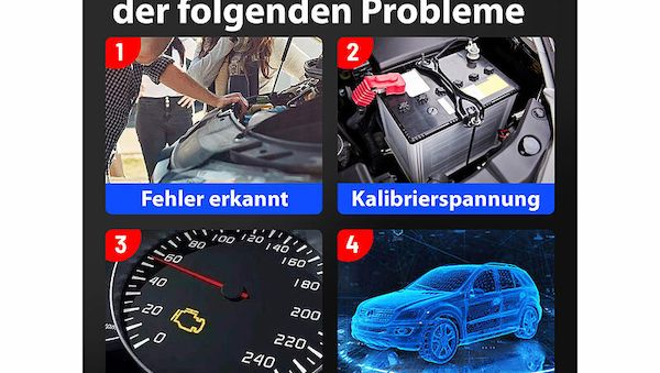 Diagnosegerät für Fehlercodes des Fahrzeugs zum lesen und löschen-  für zahlreiche Fahrzeugmodelle möglich