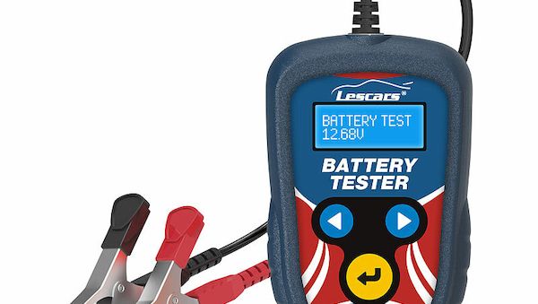 Mit dem Batterie-Tester von Lescars weiß man immer genau, wie es um die Batterie steht