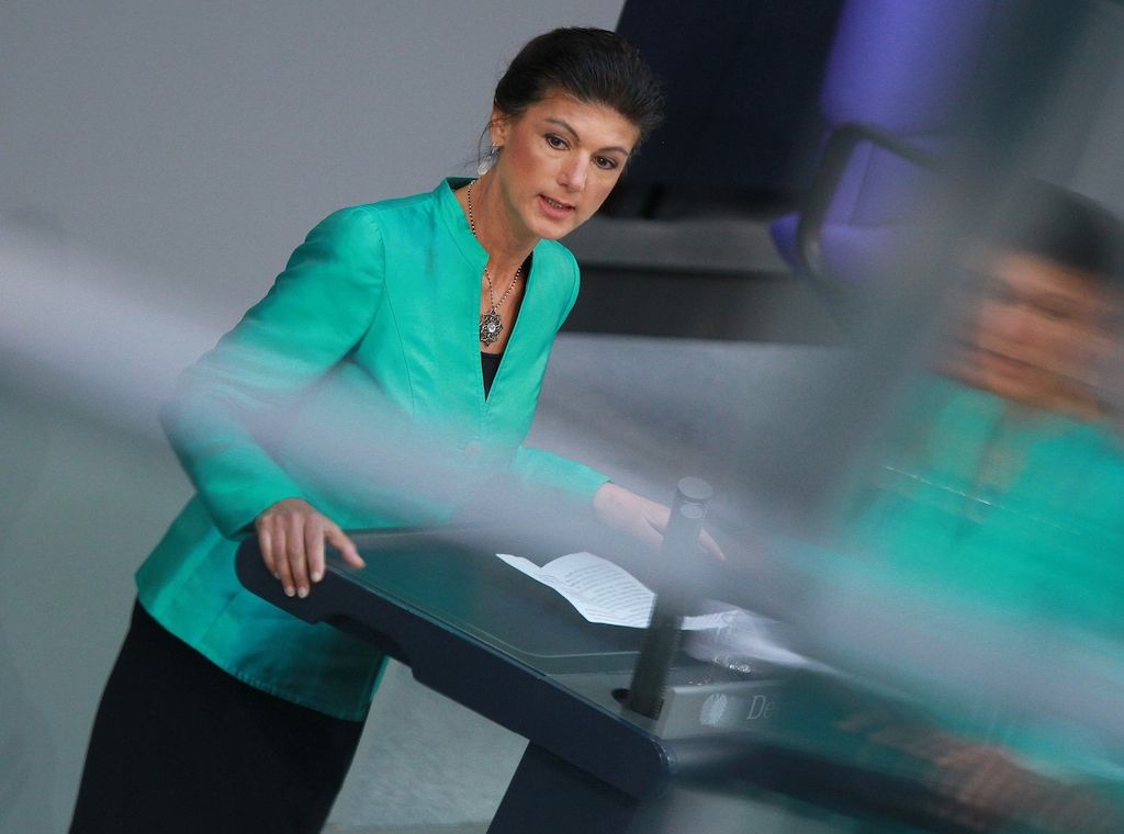 Wagenknecht verlangt von Thüringer CDU Distanzierung von Merz