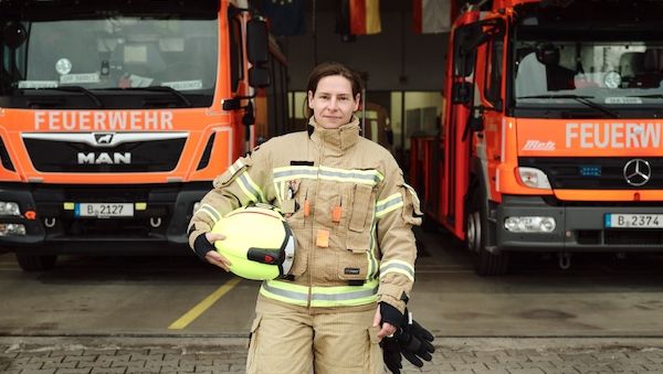 Erste Feuerwachen-Chefin der Berliner Feuerwehr