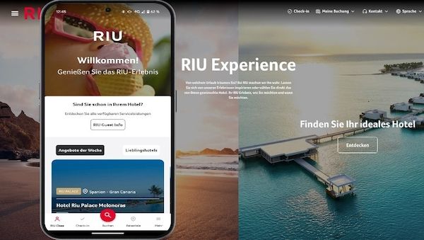 RIU-Hotels stellt überarbeitete Web-Präsenz und innovative mobile App vor